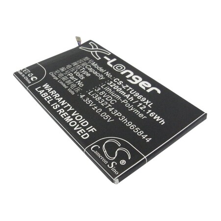 Bsc Preferred Boostmobile MAX N9520 3200mAh Mobile Phone Replacement Battery CS-ZTU969XL.2